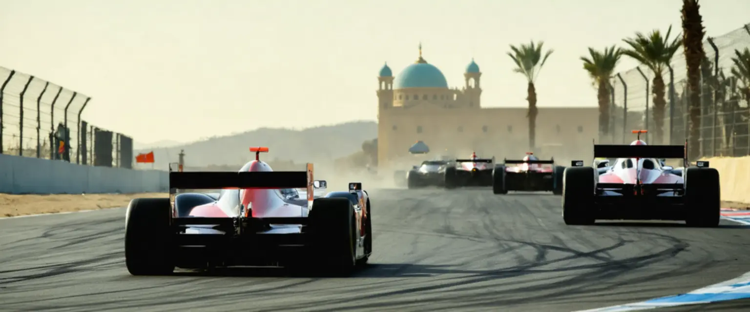 أدريان نيوي بجانب سيارة ريد بُل فورمولا 1، يبتسم وسط مرآب الفريق قبيل رحيله المؤثر عن البطولة.